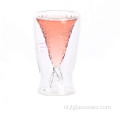 Visvorm Rode Wijnglas Cup